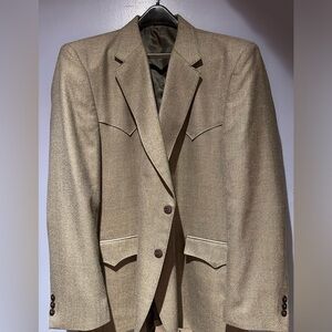 Light brown Circle S Western Blazer